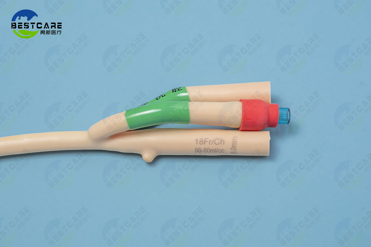 three way  latex catheter